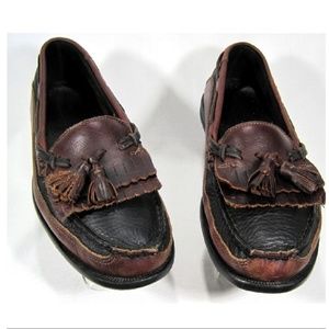 Sperry Men's Blk/Brn Leather TREMONT Loafers Sz 9M